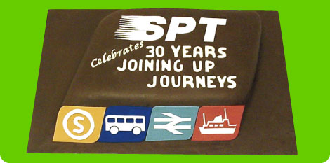 corporate logo cake