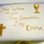 first communion day cake