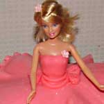 barbie ballerina cake