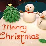 snowman cake