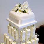 individual portions wedding cake