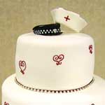 police and nurse wedding cake