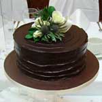 chocolate wedding cake