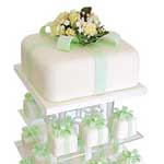 individual parcels wedding cake