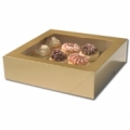 Cupcake Box Gold (holds 12) with insert