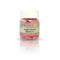 Rainbow Dust Sprinkles Sugar Hearts - Natural Cerise Rainbow Dust Sprinkles Sugar Hearts - Natural Cerise