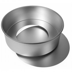 Satin Anodised Loose Base Cake Tin 13" Round