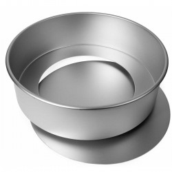 Satin Anodised Loose Base Cake Tin 14" Round