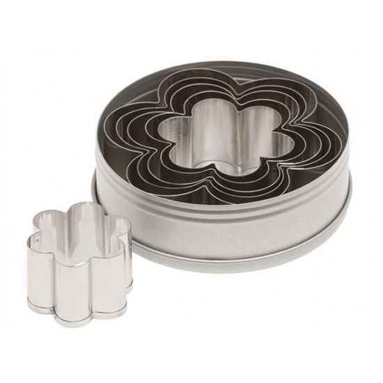 Ateco Flower Cutter Set in Tin