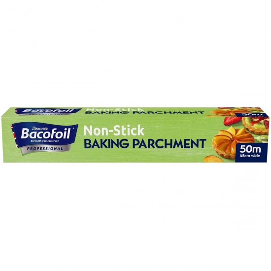 Bacofoil Baking Parchment Non-Stick 50m