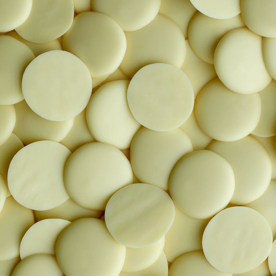 Becolade Belgian White Chocolate Buttons 1kg