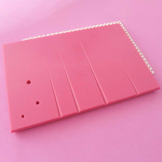 Bonzos Non-Stick Veining Board with Holes 10" Pink Bonzos Non-Stick Veining Board with Holes 10" Pink