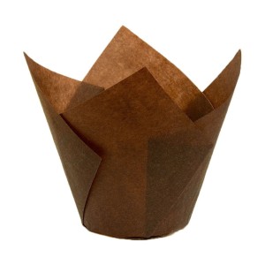 Tulip Cases Chocolate Brown x50 Tulip Cases Chocolate Brown x50