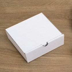 Box White Corrugated 6"x6"x2" x25