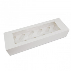 Oblong Cupcake Box 12 White Oblong Cupcake Box 12 White