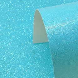 Glitter Card Baby Blue