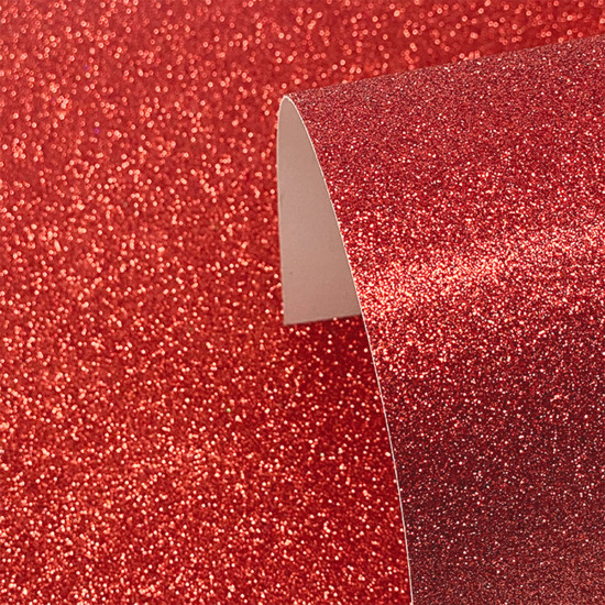 Bonzos Glitter Card Red
