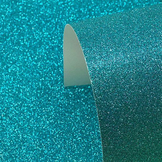 Bonzos Glitter Card Turquoise
