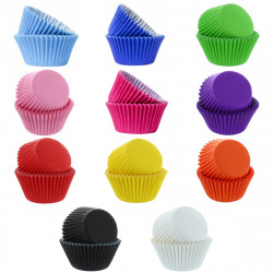 Muffin Paper Cases Strong Rainbow x275