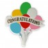 Acrylic Congratulations Balloons Topper
