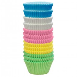 Muffin Paper Cases Pastel x240