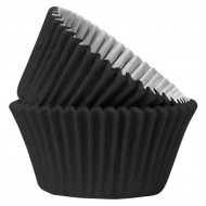 Muffin Paper Cases Black x50