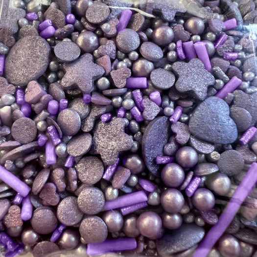 Bonzos Sprinkles Perfectly Purple 50g Bonzos Sprinkles Perfectly Purple 50g