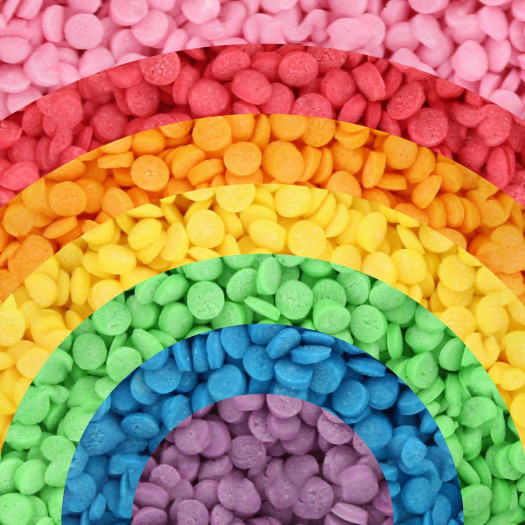Bonzos Confetti Rainbow 140g BAKE STABLE Bonzos Confetti Rainbow 140g BAKE STABLE