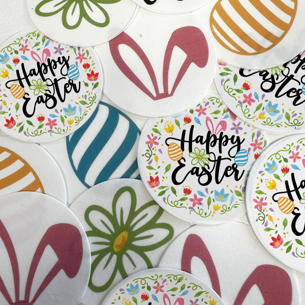 Bonzos Toppers Cake & Cupcake Easter Floral Bonzos Toppers Cake & Cupcake Easter Floral