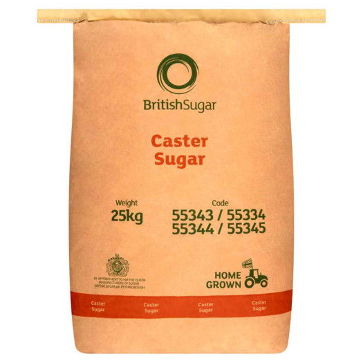 British Sugar Caster Sugar 25kg - SPECIAL OFFER RRP £42.29 British Sugar Caster Sugar 25kg - SPECIAL OFFER RRP £42.29