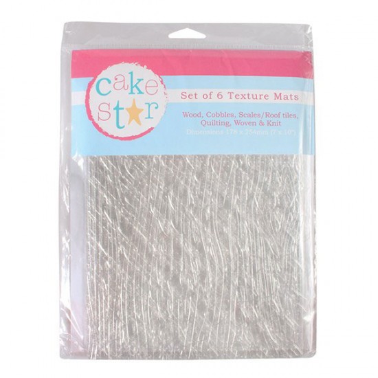 Cake Star Texture Mats Natural x6