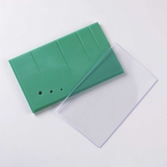 Caketime Non-Stick Veining Board with Holes 8" Green