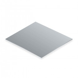 4mm Board Rectangle 12"x16" Silver