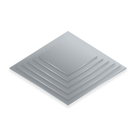 Bonzos 4mm Board Square 12" Silver Bonzos 4mm Board Square 12" Silver