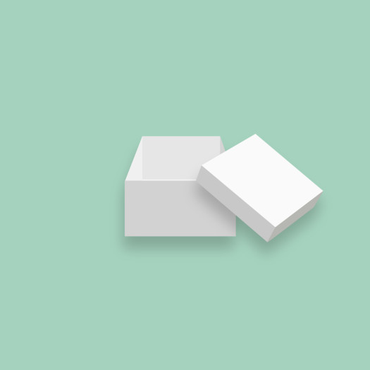 Bonzos Cake Box 8" White Bonzos Cake Box 8" White