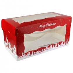 Christmas Yule Log Box 8"x4"x4"