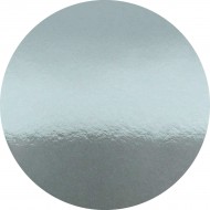 Cut Card Round 12" Silver