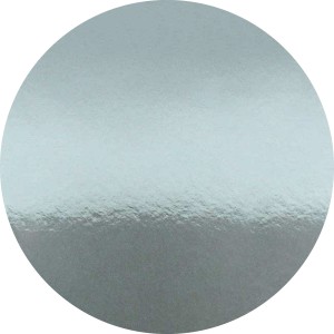 Cut Card Round 12" Silver