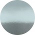 Cut Card Round 12" Silver