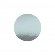 Cut Card Round 6" Silver
