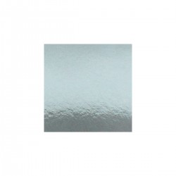 Cut Card Square 6" Silver