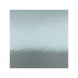 Cut Card Square 9" Silver