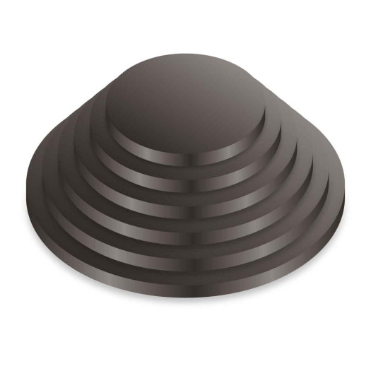 Bonzos Drum Round 10" Black Bonzos Drum Round 10" Black