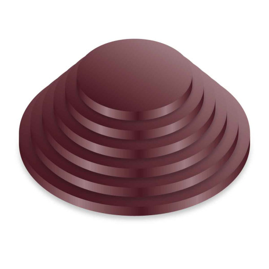 Bonzos Drum Round 16" Burgundy Bonzos Drum Round 16" Burgundy