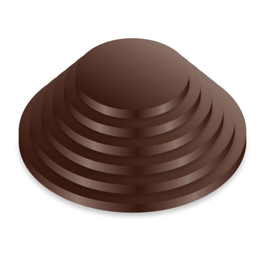 Bonzos Drum Round 12" Chocolate Bonzos Drum Round 12" Chocolate