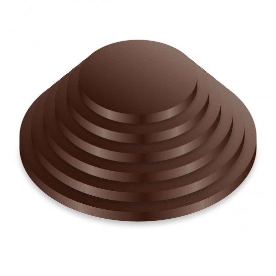 Bonzos Drum Round 12" Chocolate