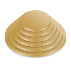 Drum Round 10" Gold