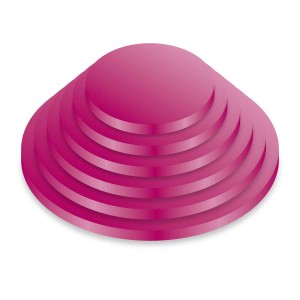 Drum Round 14" Hot Pink/Cerise