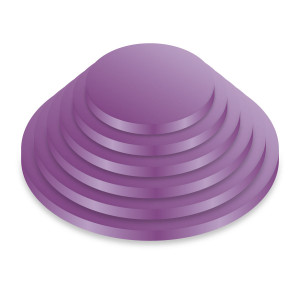 Drum Round 10" Light Purple