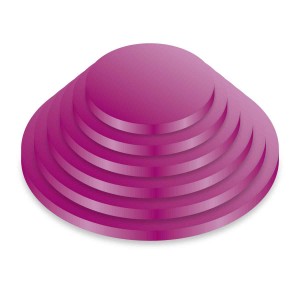 Drum Round 10" Raspberry